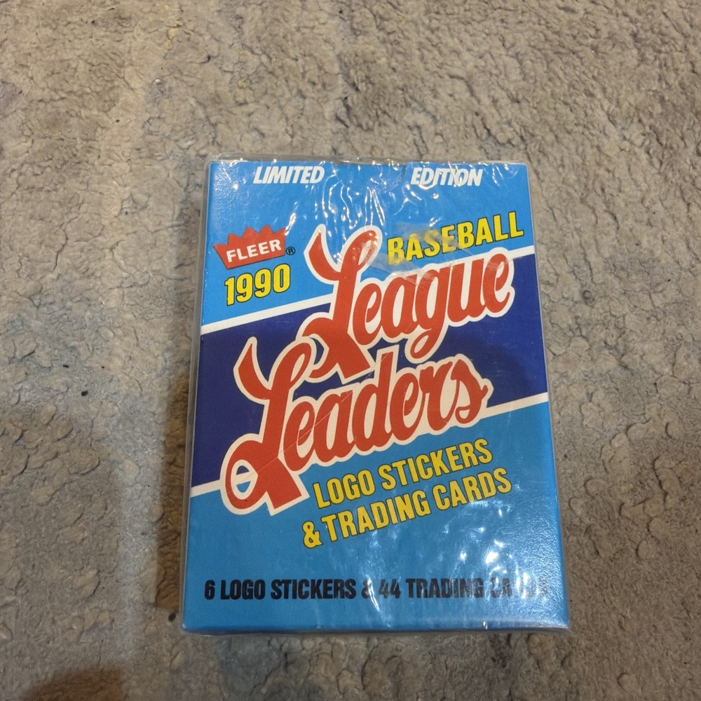 1990 Fleer "Limited Edition" League Leaders Baseball SEALED BRAND NEW TUFF EXC.